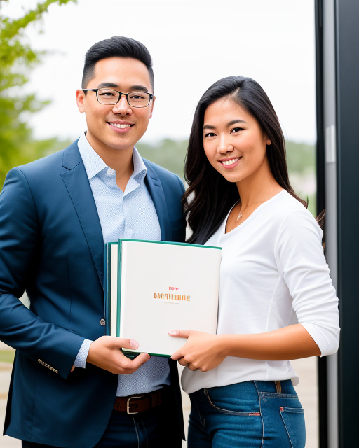 man and woman from Dreamstarters Publishing holding a book