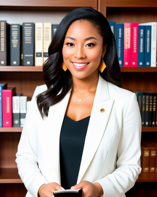 woman from Dreamstarters Publishing smiling with bookshelf behind her