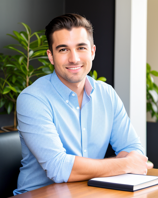 man from Dreamstarters Publishing smiling with a book